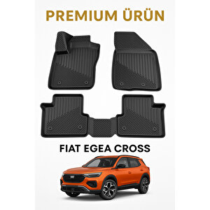 Fiat Egea Cross Uyumlu 3d Oto Paspas Premium