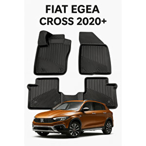Fiat Egea Cross Uyumlu 3d Oto Paspas Premium