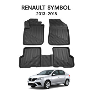 Renault Symbol 2013-2018 Uyumlu 3d Oto Paspas Premium