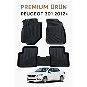 Peugeot 301 2012+ Uyumlu 3d Oto Paspas Premium