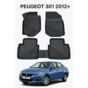 Peugeot 301 2012+ Uyumlu 3d Oto Paspas Premium