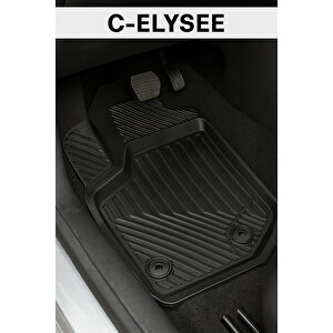 Citroën C-elysee 2012+ 3d Havuzlu Oto Paspas Premium