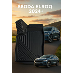 Skoda Elroq 2024+ Uyumlu 3d Oto Paspas Premium