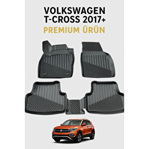 Volkswagen T-cross 2017+ Uyumlu 3d Oto Paspas Premium