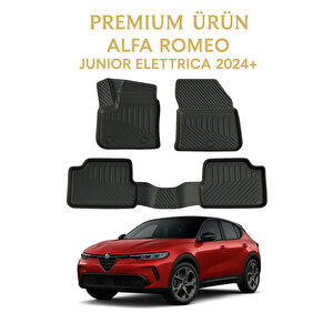 Alfa Romeo Junior Elettrica 2024+ Uyumlu 3d Oto Paspas Premium
