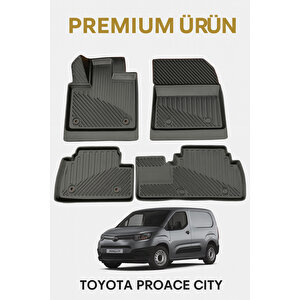 Toyota Proace City Uyumlu 3d Oto Paspas Premium