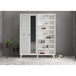 Membran Bar Dört Kapaklı Portmanto Beyaz P.d.m.b_1_160cm 160 cm