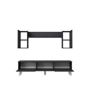 1355tv180-1ct Tv Sehpasi,tv Üni̇tesi̇ ANTRASİT-BEYAZ