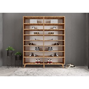 Dört Kapaklı Ayakkabılık Çam&beyaz P.d.a._8_140cm 140 cm