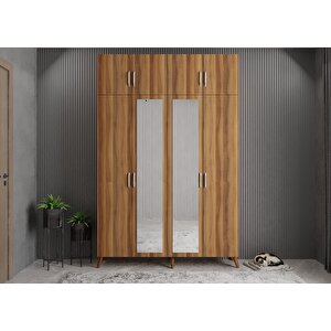 Trend Dört Kapaklı Portmanto Ceviz P.d.t._5_160cm 160 cm