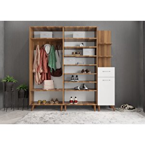 Eko Life 5 Kapaklı Portmanto Ceviz&beyaz P.b.l.e_7_175cm 175 cm