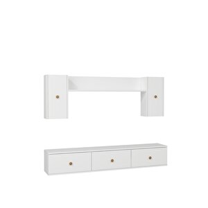 1356tv180-1ct Duvara Montaj Tv Sehpasi, Tv Üni̇tesi̇ BEYAZ-SAFİRMEŞE