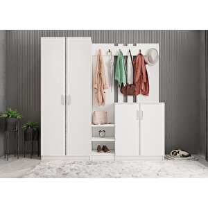 Eko Harika 5 Kapaklı Portmanto Beyaz P.b.h.e_1_225cm 225 cm