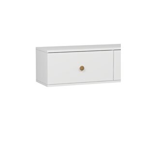 1358tv180-1ct Duvara Montaj Tv Sehpasi, BEYAZ-SİYAH