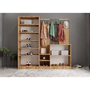 Eko Harika 5 Kapaklı Portmanto Çam&antrasit P.b.h.e_10_225cm 225 cm