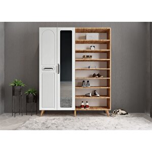 Membran Life Dört Kapaklı Portmanto Çam&beyaz P.d.m.l_4_160cm 160 cm