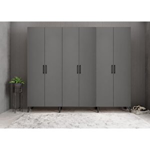 Bar Eko Altı Kapaklı Portmanto Antrasit P.a.b.e_2_270cm 270 cm