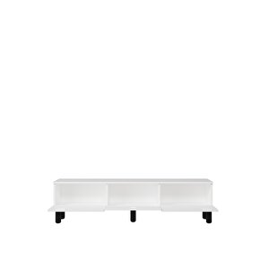 1357tv180-1ct Tv Sehpasi BEYAZ-SİYAH