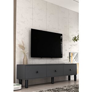 1357tv180-1ct Tv Sehpasi ANTRASİT-SİYAH Antrasit - Siyah