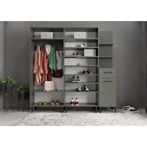 Eko Life 5 Kapaklı Portmanto Antrasit P.b.l.e_2_175cm 175 cm