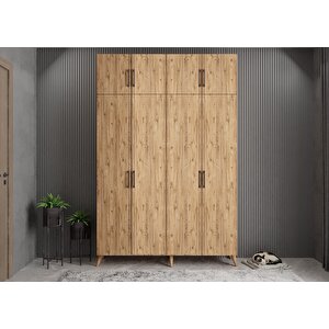 Trend Eko Dört Kapaklı Portmanto Çam P.d.t.e._3_140cm 140 cm