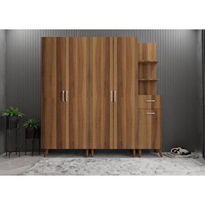 Eko Life 5 Kapaklı Portmanto Ceviz P.b.l.e_3_200cm 200 cm