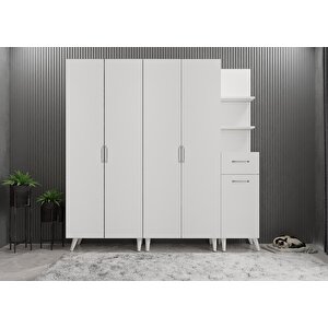 Eko Life 5 Kapaklı Portmanto Beyaz P.b.l.e_1_225cm 225 cm