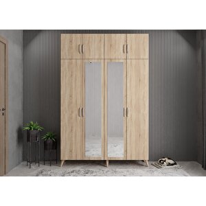 Trend Dört Kapaklı Portmanto Meşe P.d.t._4_160cm 160 cm