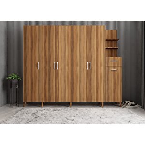 Harika Eko Altı Kapaklı Portmanto Ceviz P.a.h.e_5_240cm 240 cm