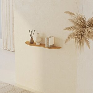 Blob Raf 80 Cm Sol Ahşap