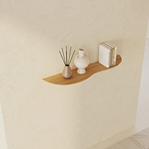 Blob Raf 80 Cm Sol Ahşap