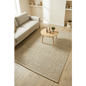 Modern Halı Sisal Bukleli Halı Bej Halı Salon Halısı Oturma Odası Halısı Koridor Halısı Yolluk 100x350 cm