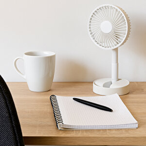 Şarj Edilebilir Masa Ve El Fanı Kuf-106