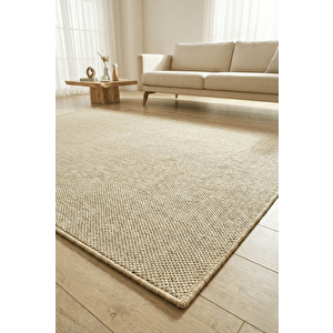 Modern Halı Sisal Bukleli Halı Bej Halı Salon Halısı Oturma Odası Halısı Koridor Halısı Yolluk