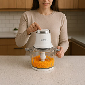 2in1 Çok Amaçlı Cam Ve Çelik Hazneli Doğrayıcı Hch-21