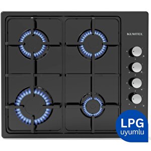 Emaye Set Üstü Siyah Ocak (ko-420f) (lpg)