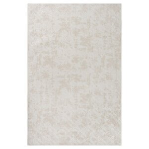 Vl Yıkanabilir Kaymaz Tabanlı Violin Embos Kesme Rulo Halı Yolluk Krem Z1002b