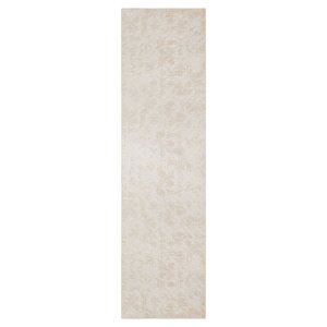 Vl Yıkanabilir Kaymaz Tabanlı Violin Embos Kesme Rulo Halı Yolluk Krem Z1002b