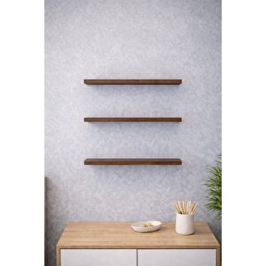Barok Uçan Duvar Rafı 3lü Set Gizli Raf  15cm X 30cm Barok
