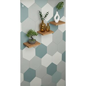 Barok Uçan Duvar Rafı Set Gizli Raf