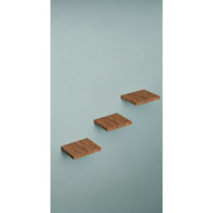 Barok Uçan Duvar Rafı Set Gizli Raf