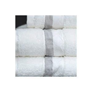 Chamelion Pima Pamuk Banyo Havlusu Beyaz 90x150 Cm