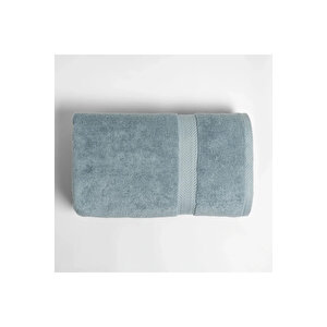 Laure Penye Pamuk Banyo Havlusu Mavi 90x150 Cm