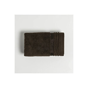 Vinca Pima Pamuk Yüz Havlusu Kahverengi 50x90 Cm