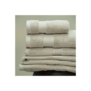 Laure Penye Pamuk El Havlusu Ekru 30x50 Cm