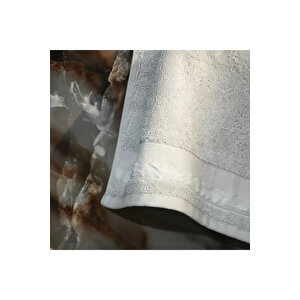 Chamelion Pima Pamuk Yüz Havlusu Gri 50x90 Cm