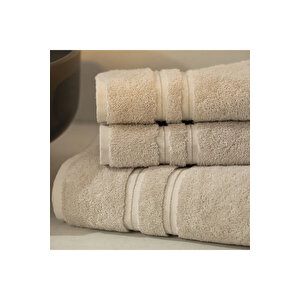 Dandelion Pima Pamuk Banyo Havlusu Bej 90x150 Cm