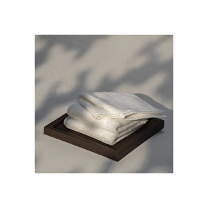 Fuji Pima Pamuk El Havlusu Optik Beyaz 30x30 Cm