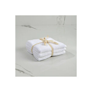 Fuji Pima Pamuk El Havlusu Optik Beyaz 30x30 Cm