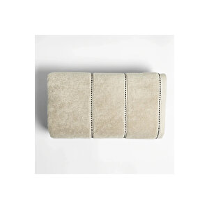 Copper Penye Pamuk Banyo Havlusu Ekru 90x150 Cm